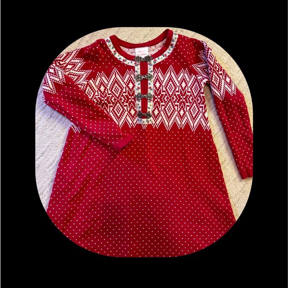 Hanna Anderson Nordic Sweater Dresss SZ 10